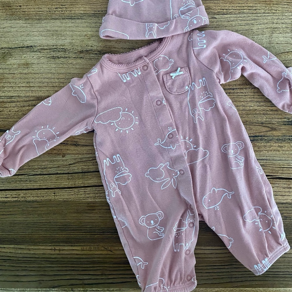 Carter’s One Piece Outfit NB PINK